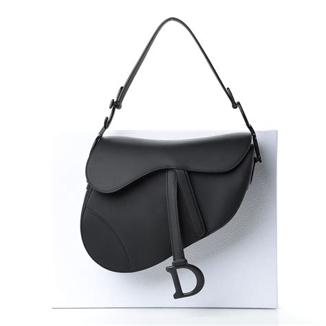 dior ultra matte saddle bag|christian dior matte black bag.